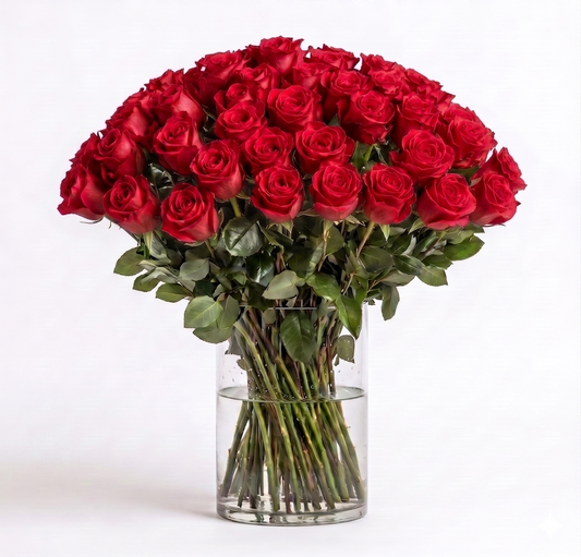 Red Roses 50 Stems