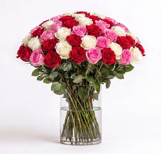 Trio Assorted Roses