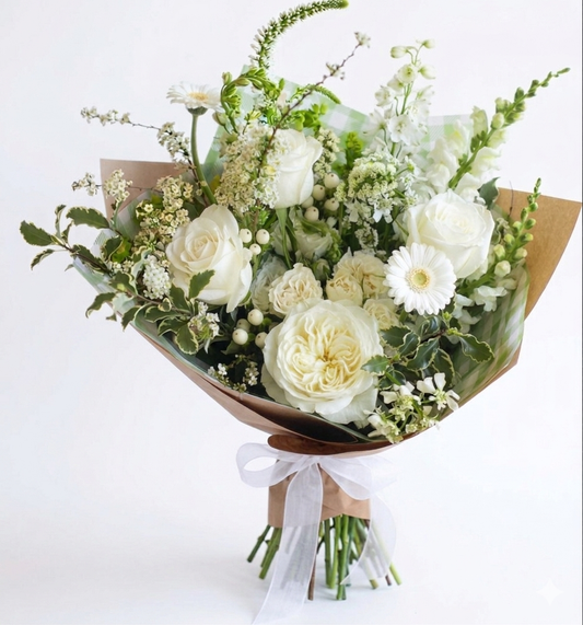 Premium White Floral Bouquet