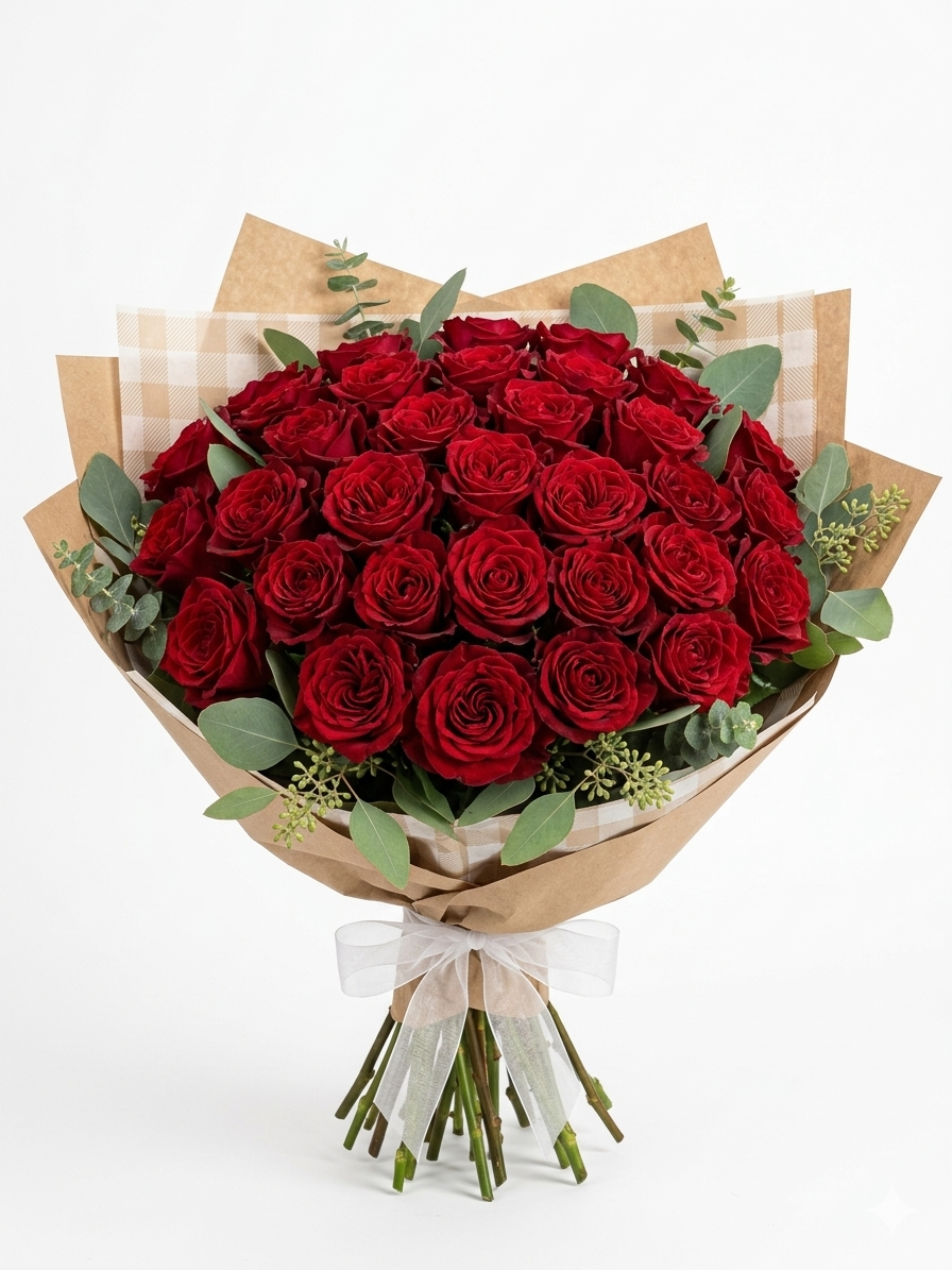 Classic Red Rose Bouquet
