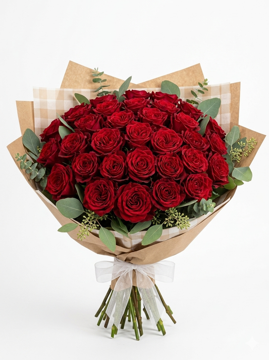 Classic Red Rose Bouquet
